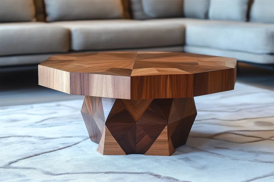 Hexagonal Coffee Table Cover