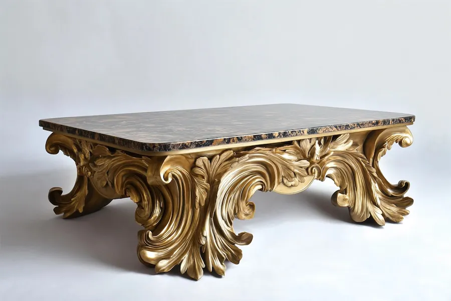 Hollywood Regency Coffee Table Cover