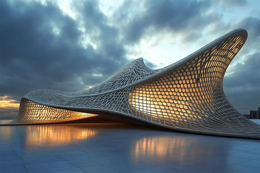 Hyperbolic Paraboloid Roof Cover