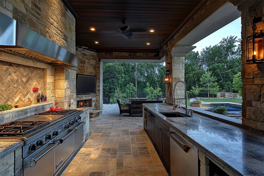 Indoor Outdoor Kitchen Cover