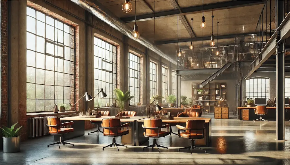 Industrial Chic Office