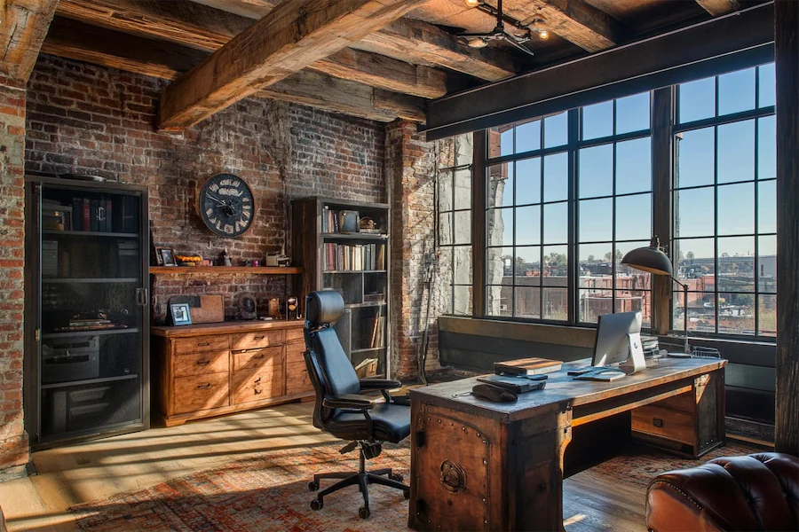 Industrial Loft Office Room Cover