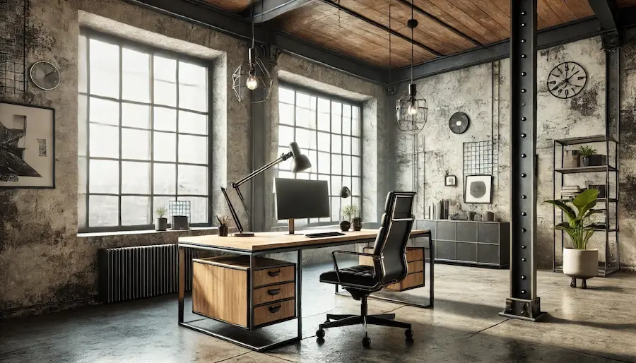 Industrial Office Room Cover