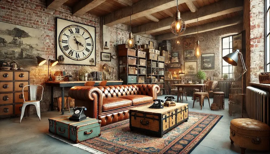 Industrial Vintage Living Room Cover