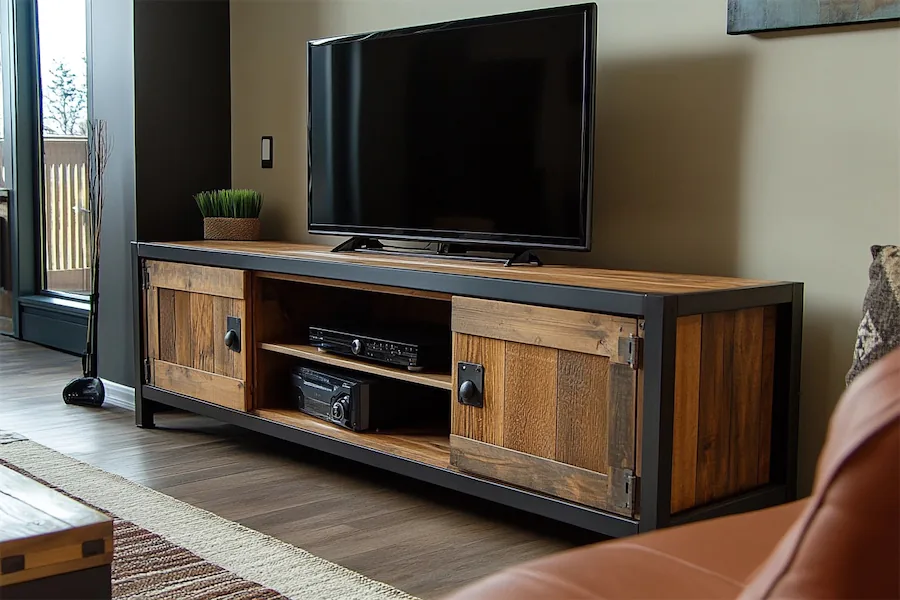 Industrial Style TV Stand Cover