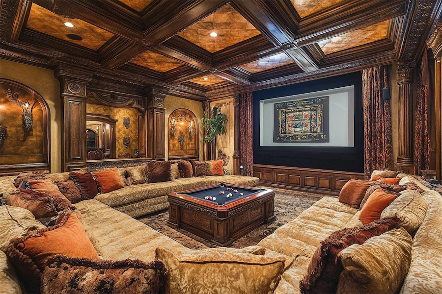 Italian Renaissance Entertainment Room Cover