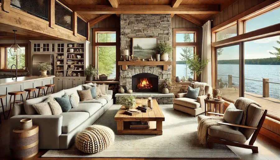 Lake House Living Room Cover