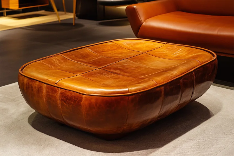 Leather Coffee Table Cover