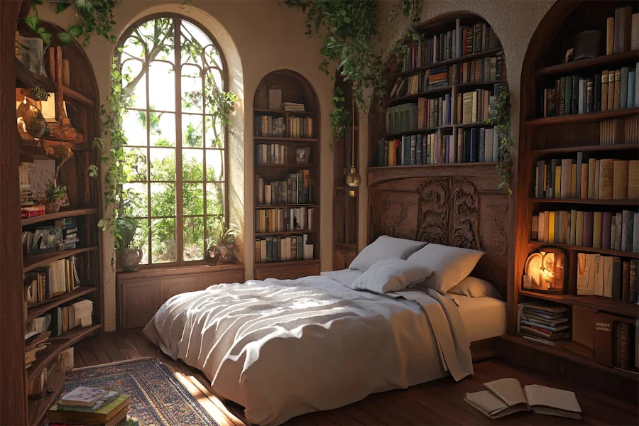 Library Bedroom Cover