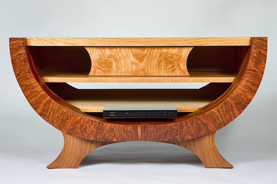 Light Wood TV Stand Cover