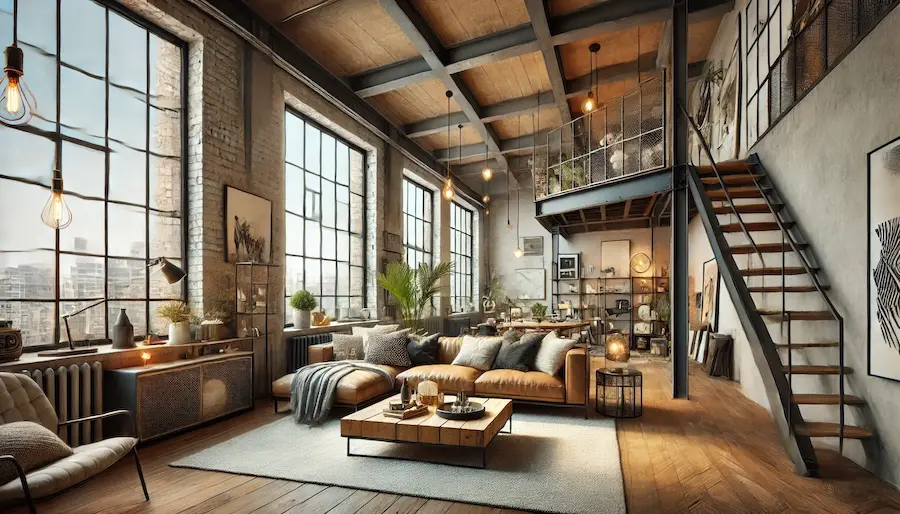 Loft Style Living Room Cover