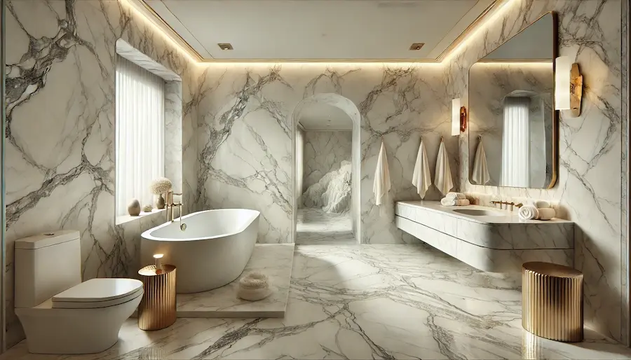 Marble Bathroom Cover