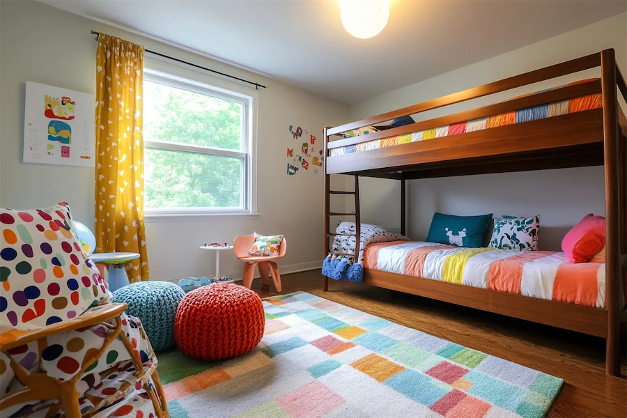 Mid Century Modern Kid Room Cover