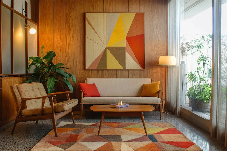 Mid Century Modern Wall Cover