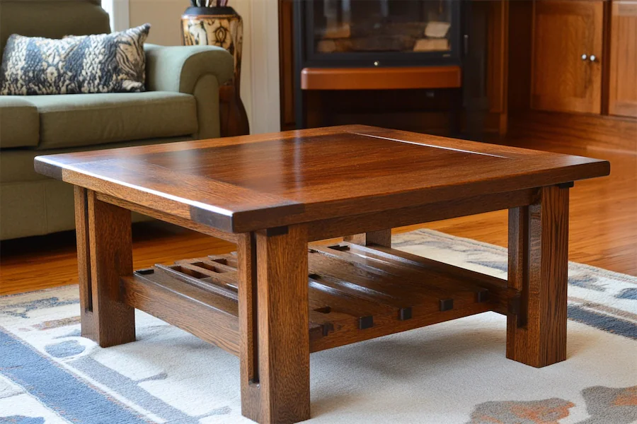 Mission Style Coffee Table Cover