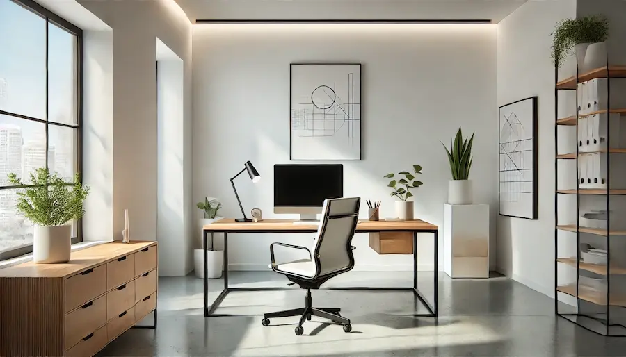 Modern Minimalist Office Room Cover