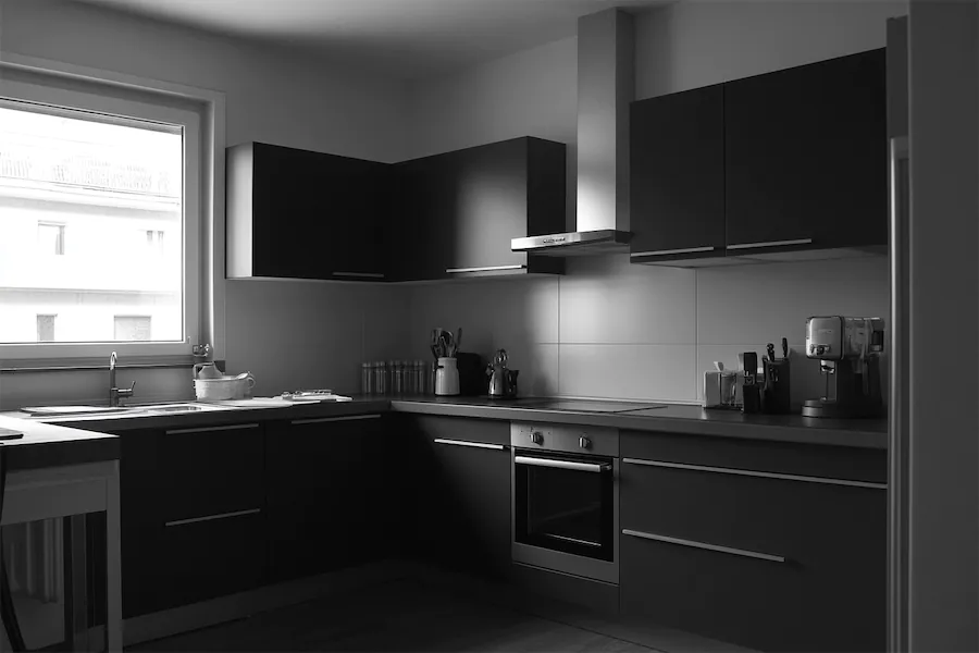 Monochrome Kitchen Cover