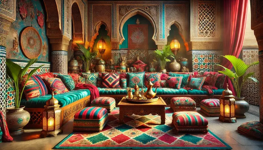 Moroccan Living Room Cover