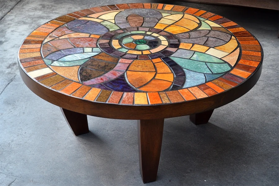 Mosaic Coffee Table Cover