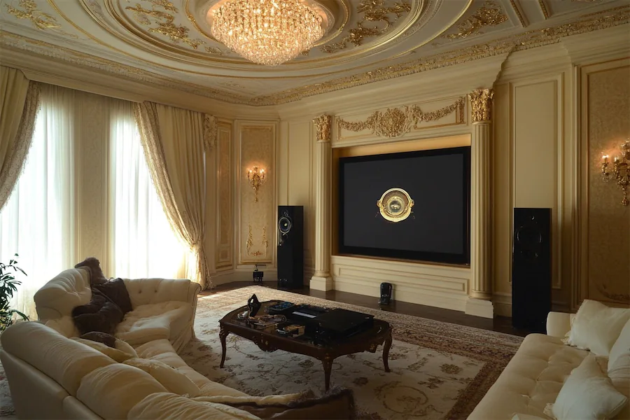 Neo Classical Entertainment Room Cover