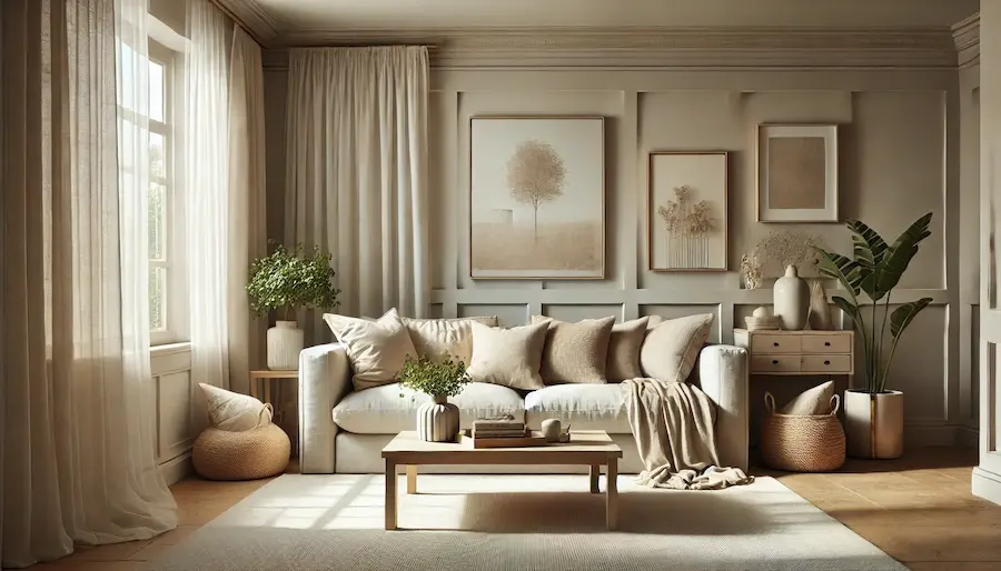 Neutral Toned Living Room Cover