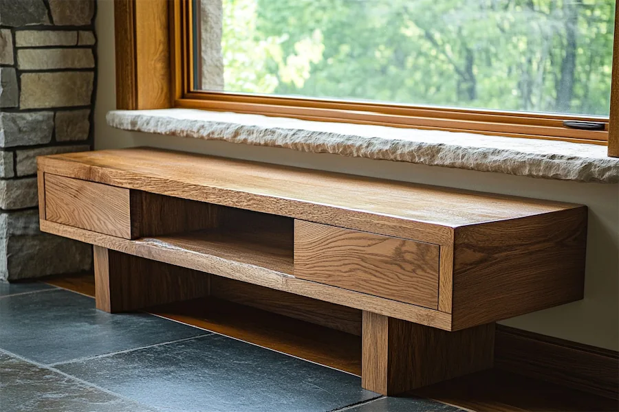 Oak TV Stand Cover