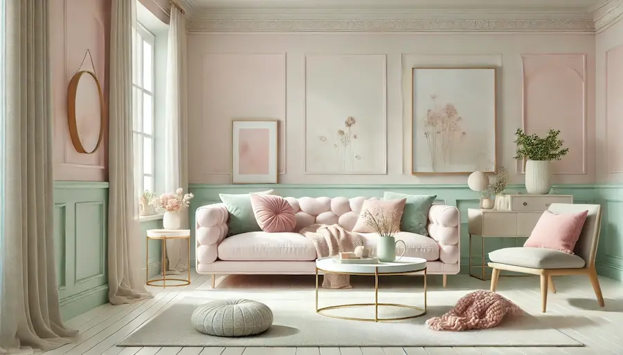 Pastel Living Room Cover