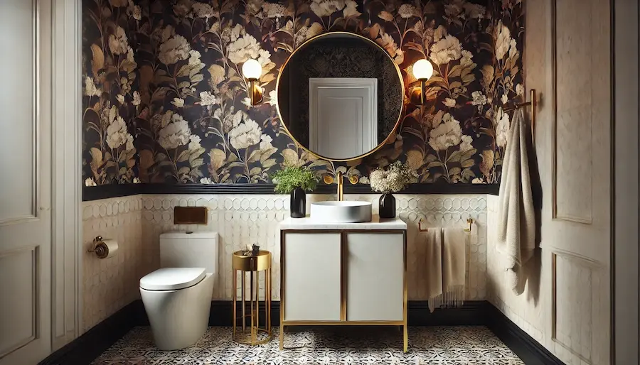 Powder Room Bathroom Cover