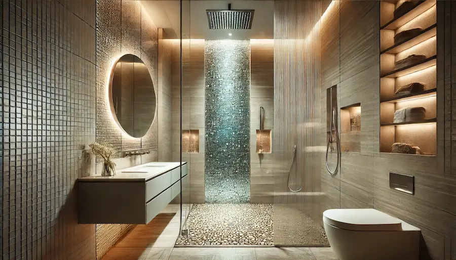 Rain Shower Bathroom Cover