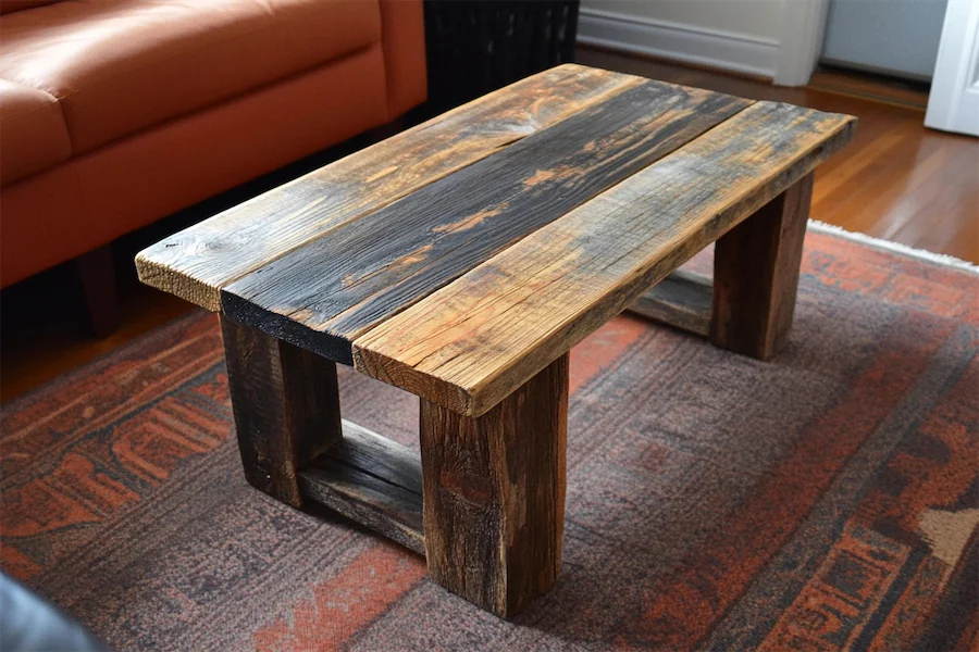 Reclaimed Wood Coffee Table Cover