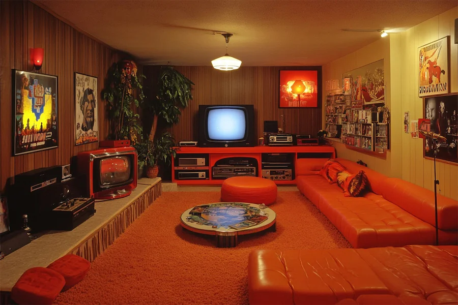 Retro 70s Entertainment Room Cover