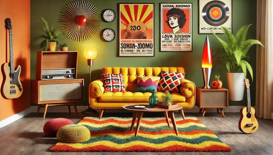 Retro Living Room Cover