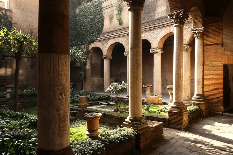 Roman Courtyard Garden Cover