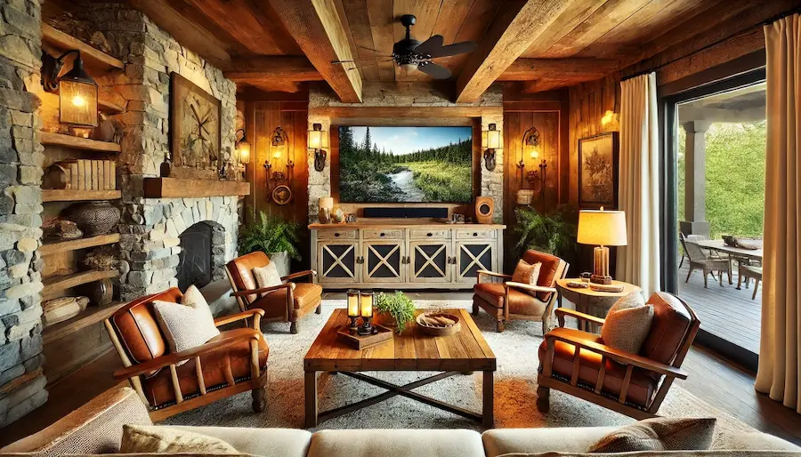 Rustic Entertainment Room Cover