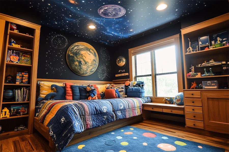 Science Themed Kid Room Cover