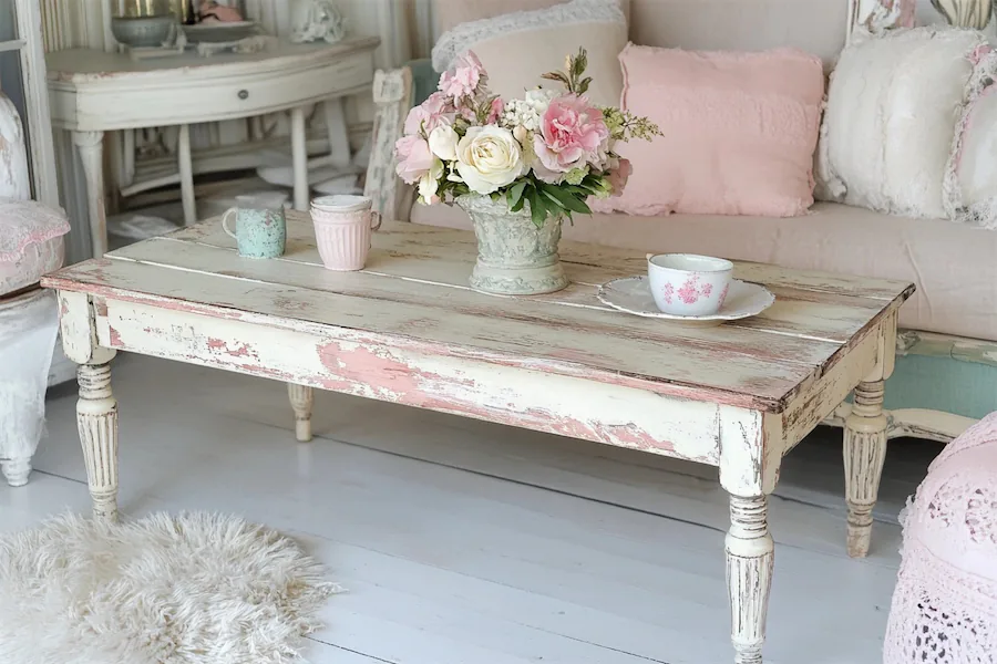 Shabby Chic Coffee Table Cover