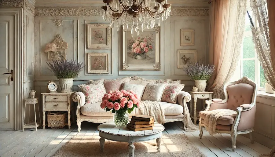 Shabby Chic Living Room Cover