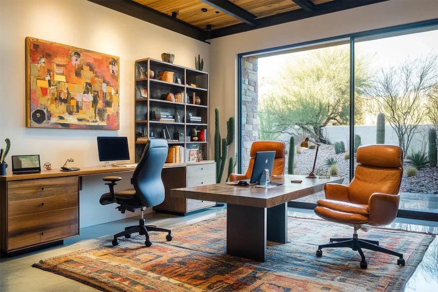 Southwestern Modern Office Room Cover