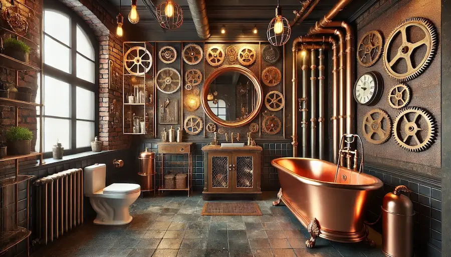 Steampunk Bathroom Cover