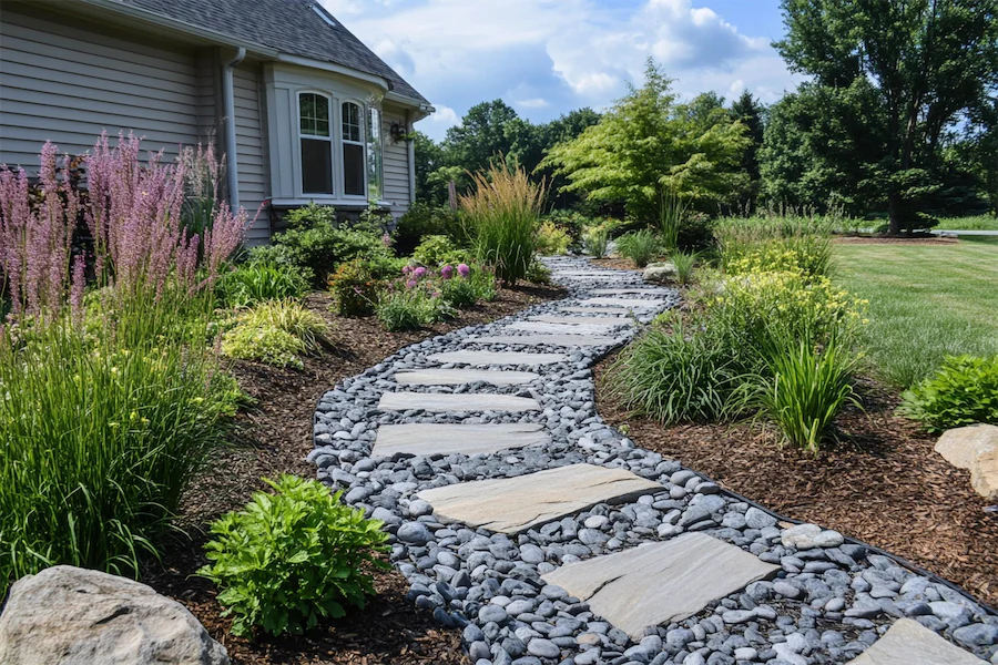 Stone Pathway Garden Cover