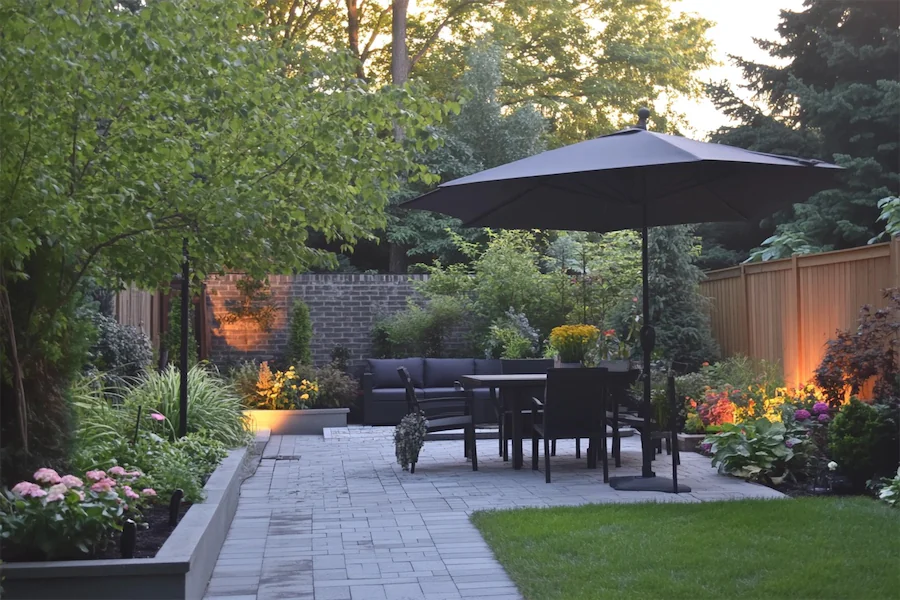 Sunset Patio Garden Cover