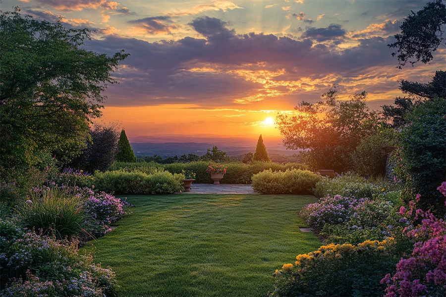 Sunset View Garden Cover