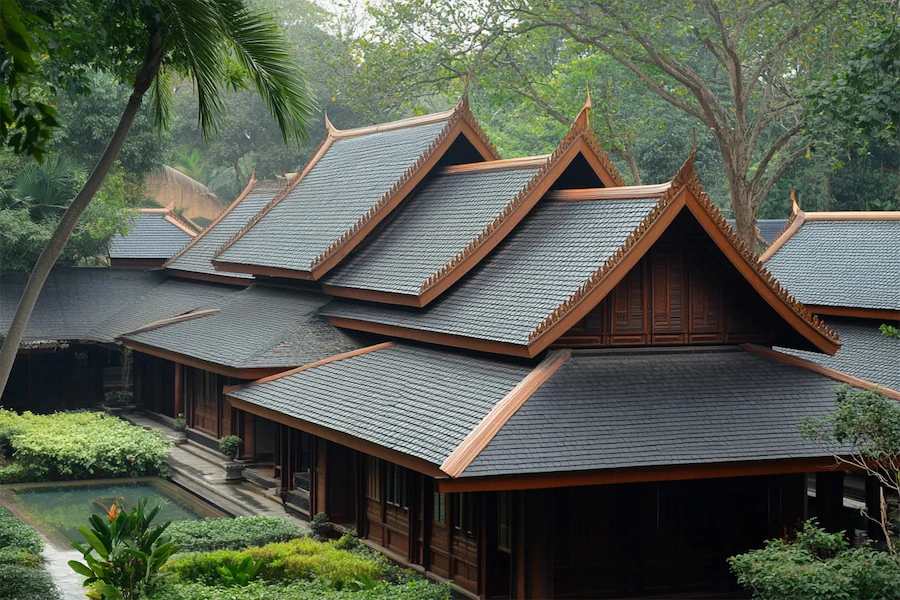 Thai Temple Roof Cover