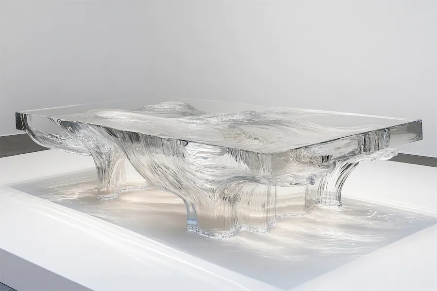 Transparent Coffee Table Cover