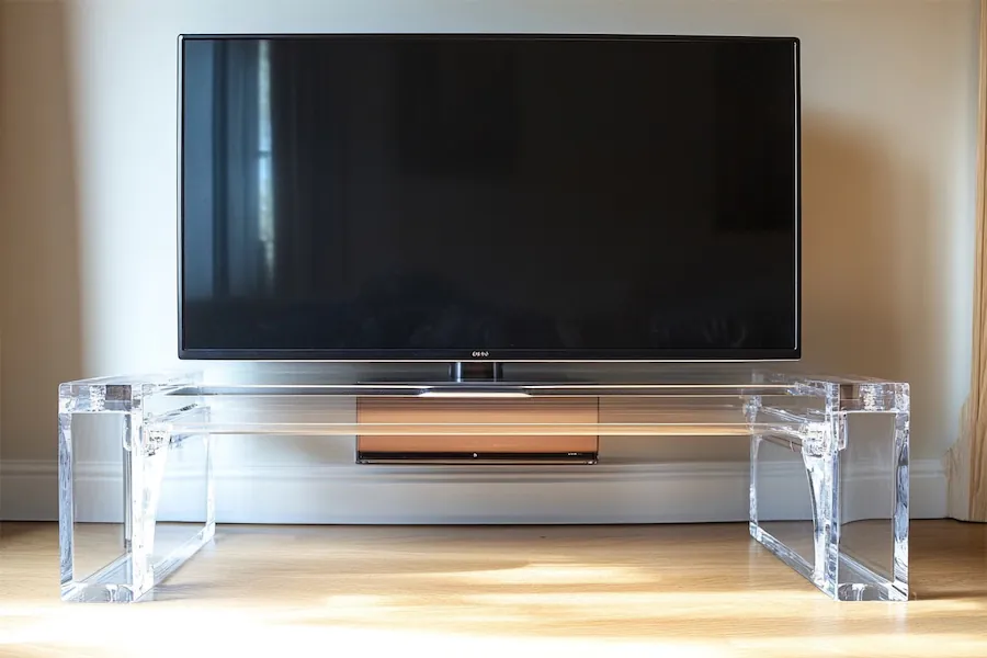 Transparent TV Stand Cover