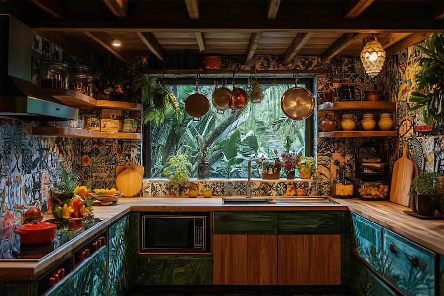 Tropical Kitchen Cover