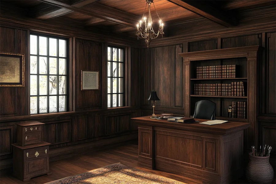 Tudor Office Room Cover