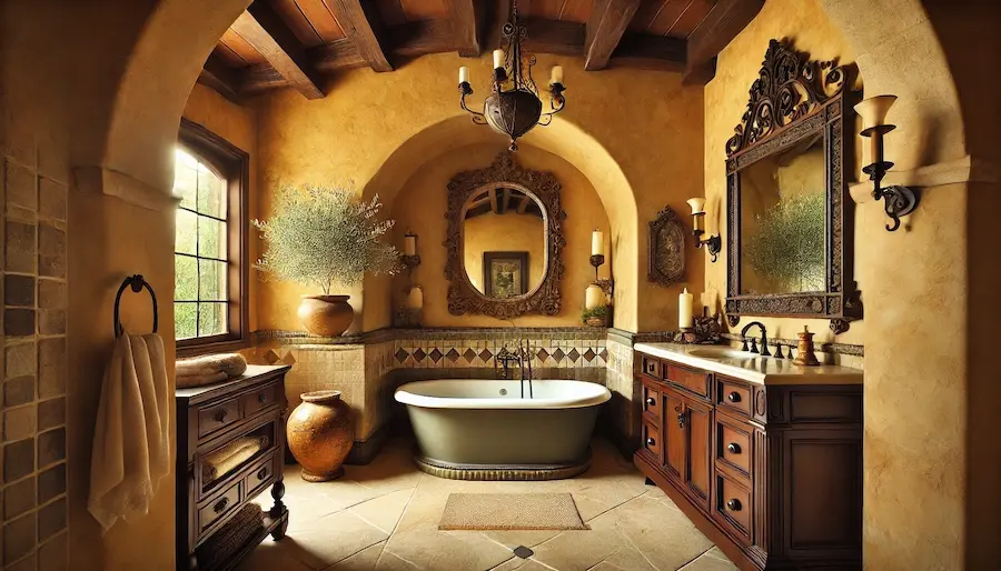 Tuscan Bathroom Cover