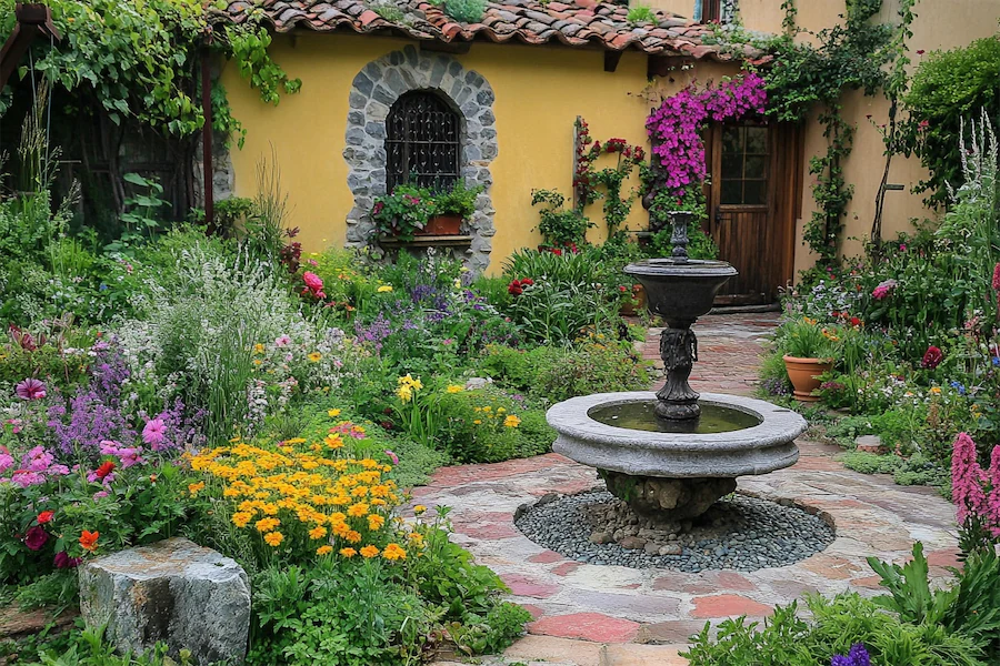 Tuscan Villa Garden Cover