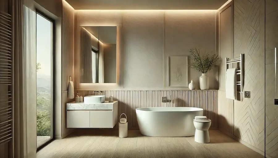 Understated Elegance Bathroom Cover